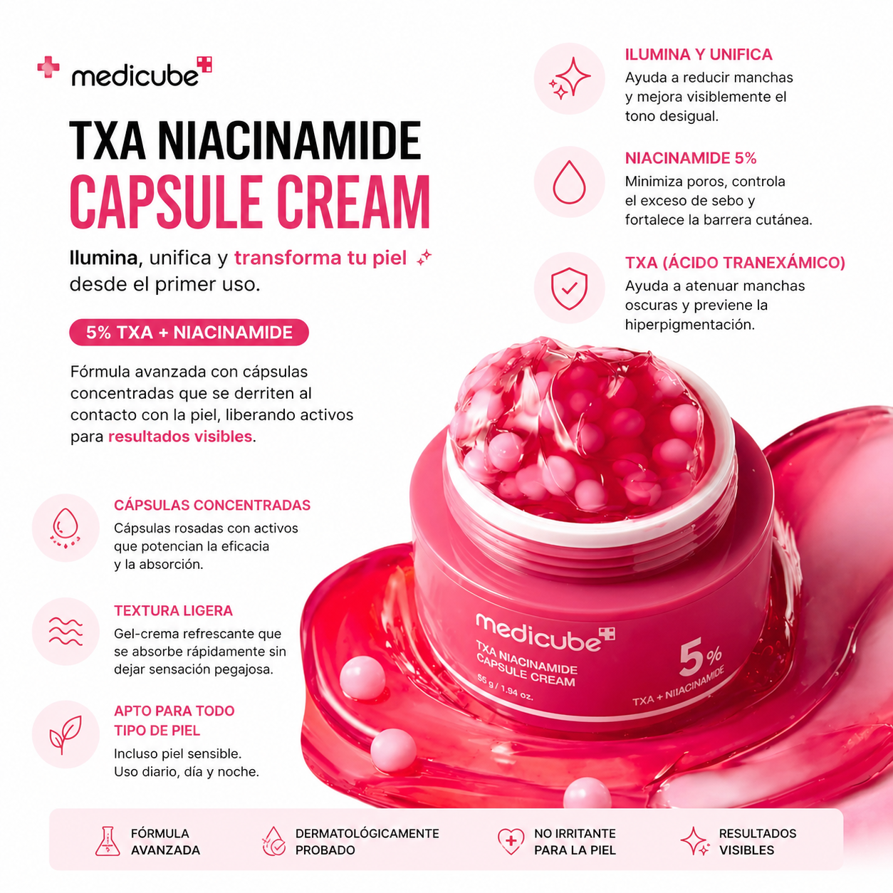 Medicube TXA Niacinamide Capsule Cream