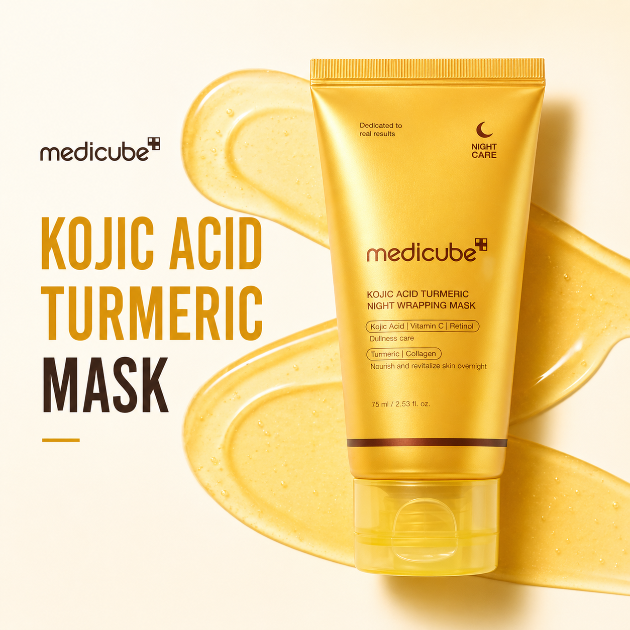 Medicube Kojic Acid Turmeric Night Wrapping Mask