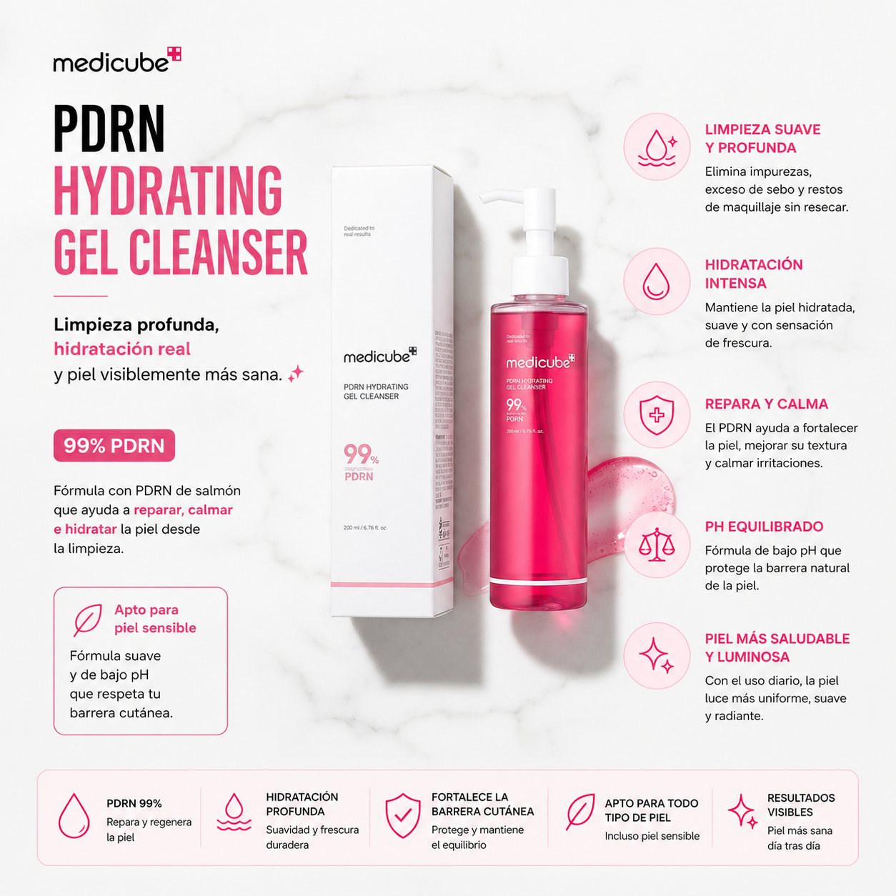 Medicube PDRN Hydrating Gel Cleanser