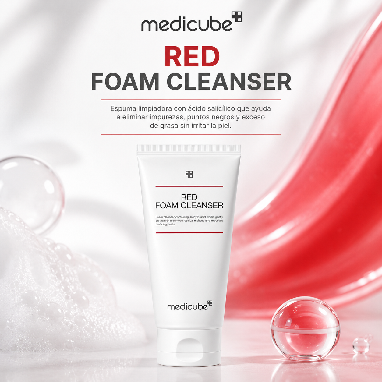 Medicibe Red Foam Cleanser