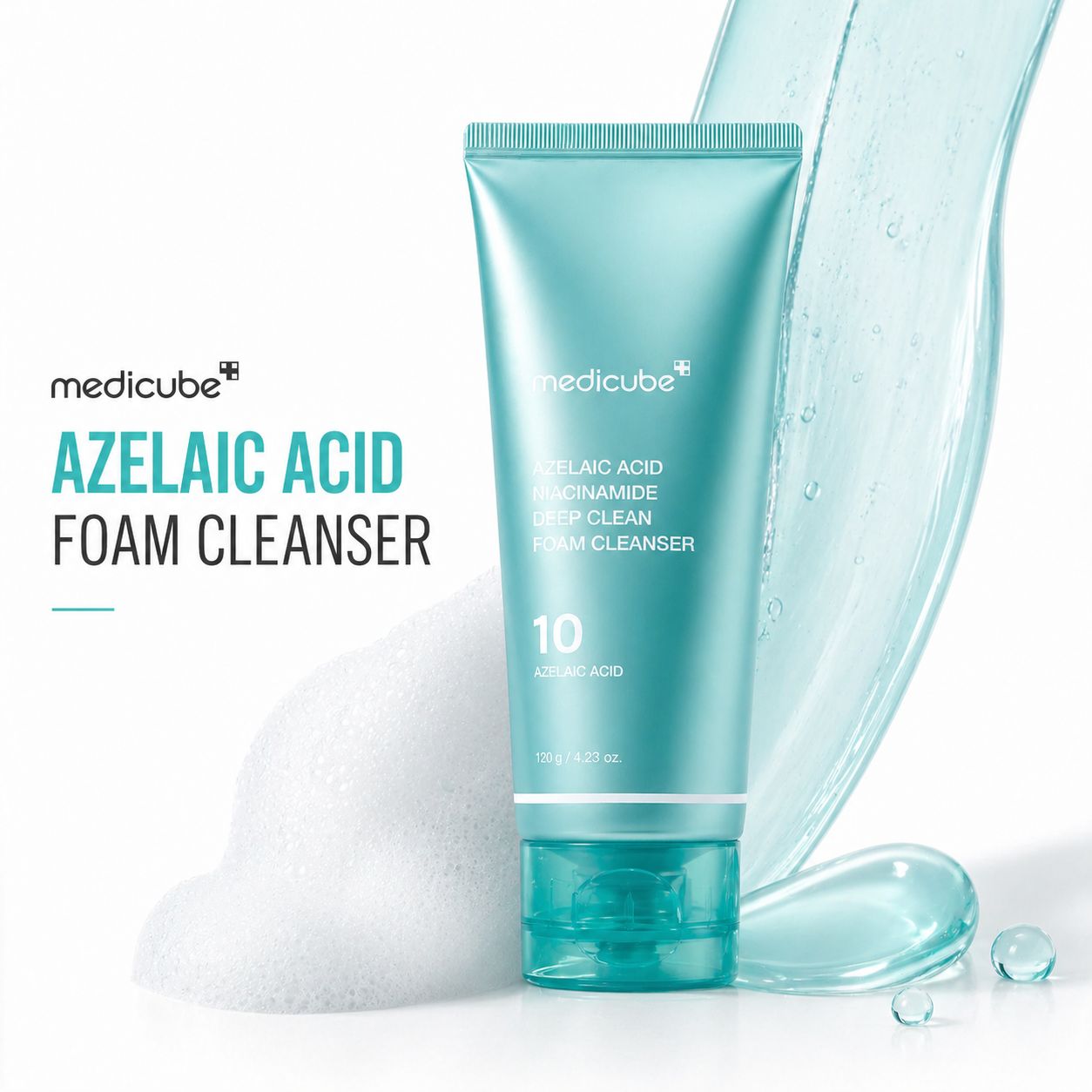 Medicube Azelaic Acid Niacinamide Deep Clean Foam Cleanser