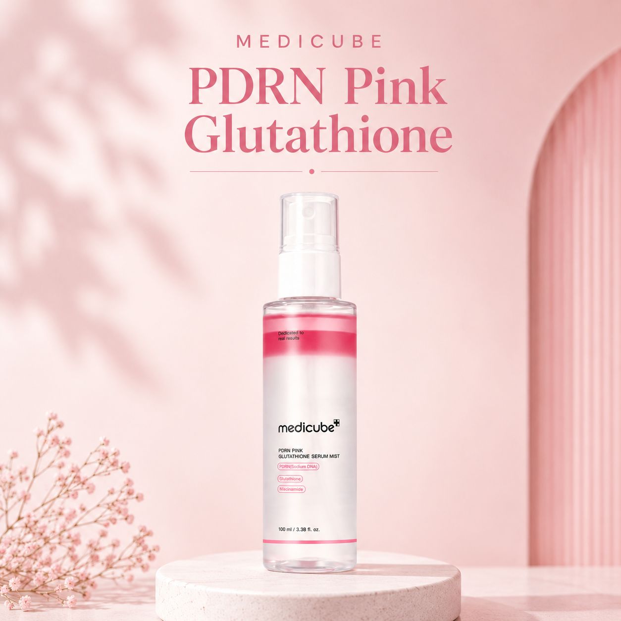 Medicube PDRN Pink Glutathione Serum Mist