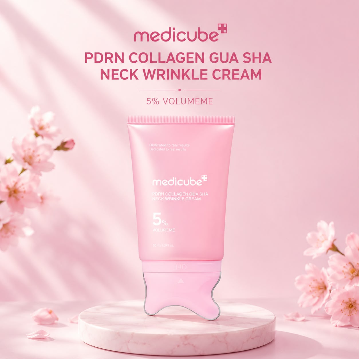 Medicube PDRN Guasha Neck Wrinkle Cream